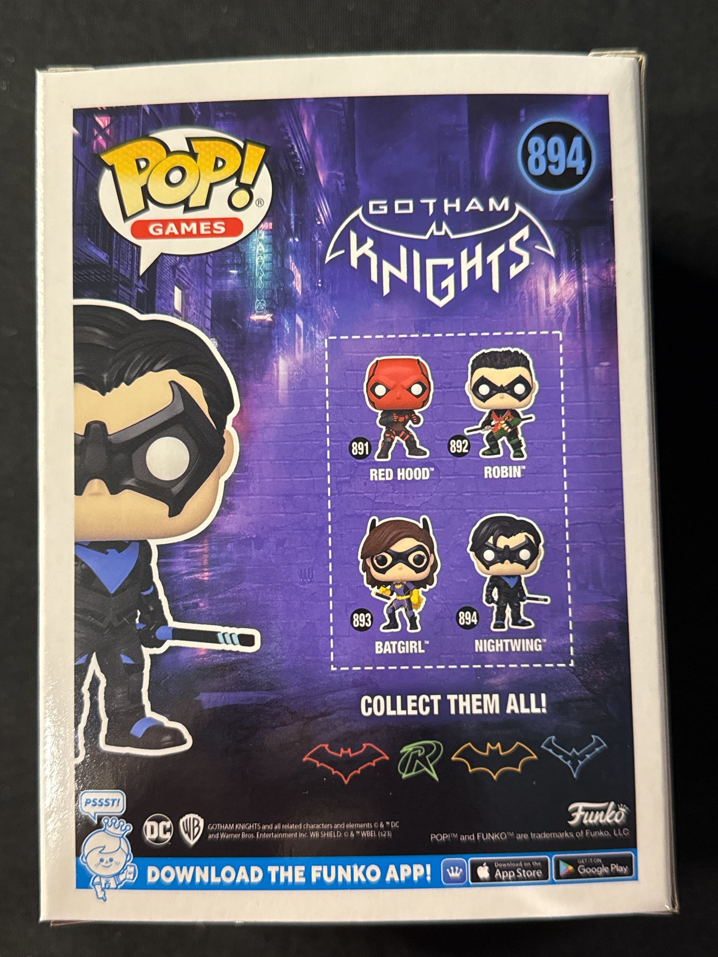 Funko Pop! Games Gotham Knights Nightwing #894 Vinyl Figure New in Box
