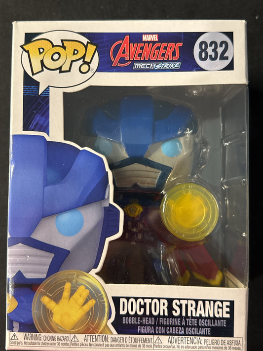 Funko Pop! Marvel Avengers Mech Strike Doctor Strange Bobble Head #832 New in Box