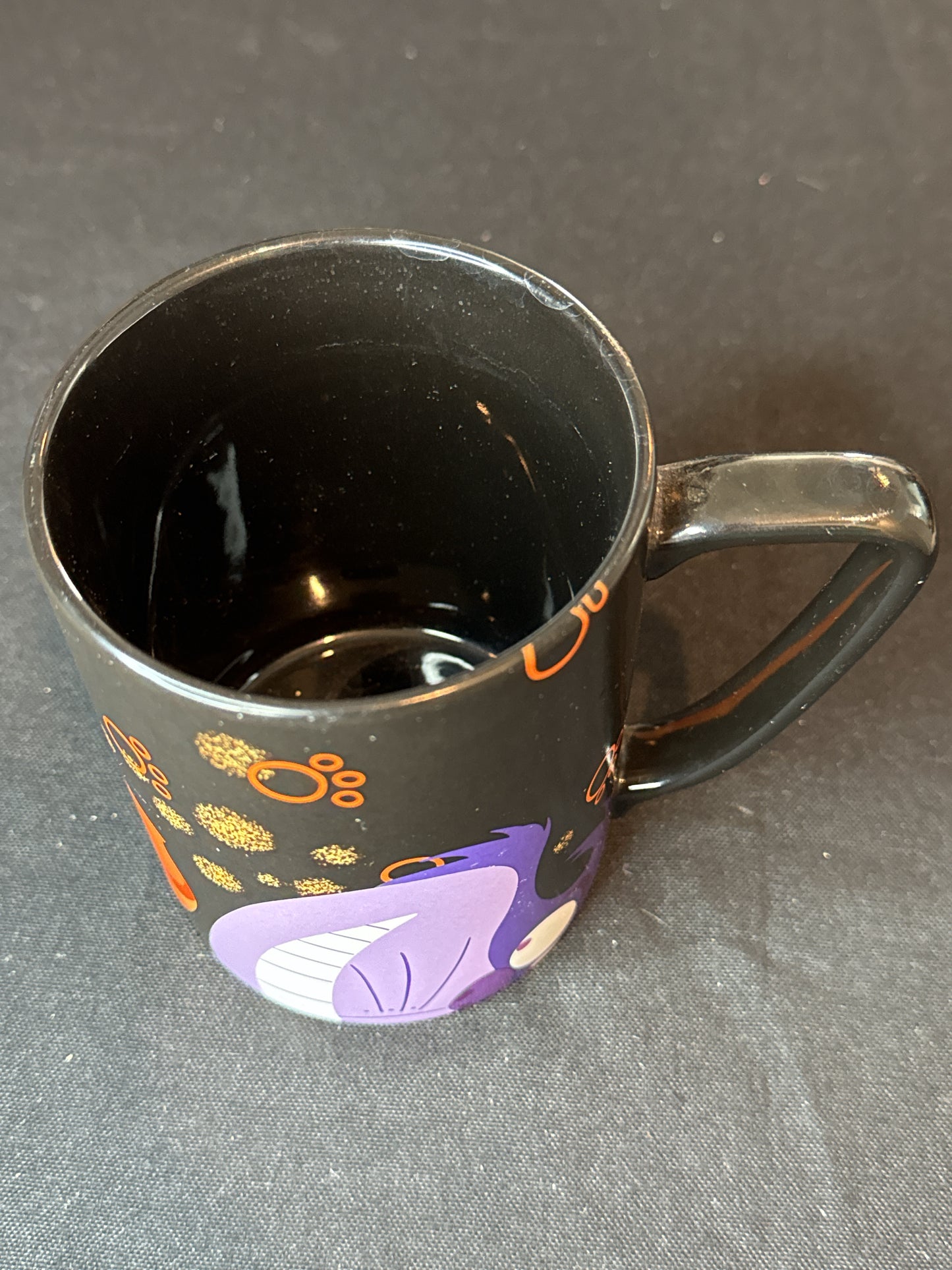 Disney Cheshire Cat Coffee Mug Jumbo 16oz Alice in Wonderland Black Interior New Inventory