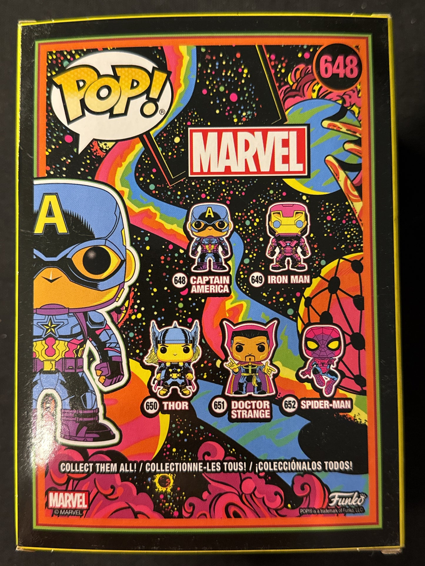 Funko Pop! Marvel Target Exclusive Captain America #648 Bobble Head New in Box