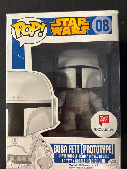 Funko Pop! Star Wars Boba Fett [Prototype] Bobble Head #08 New in Box