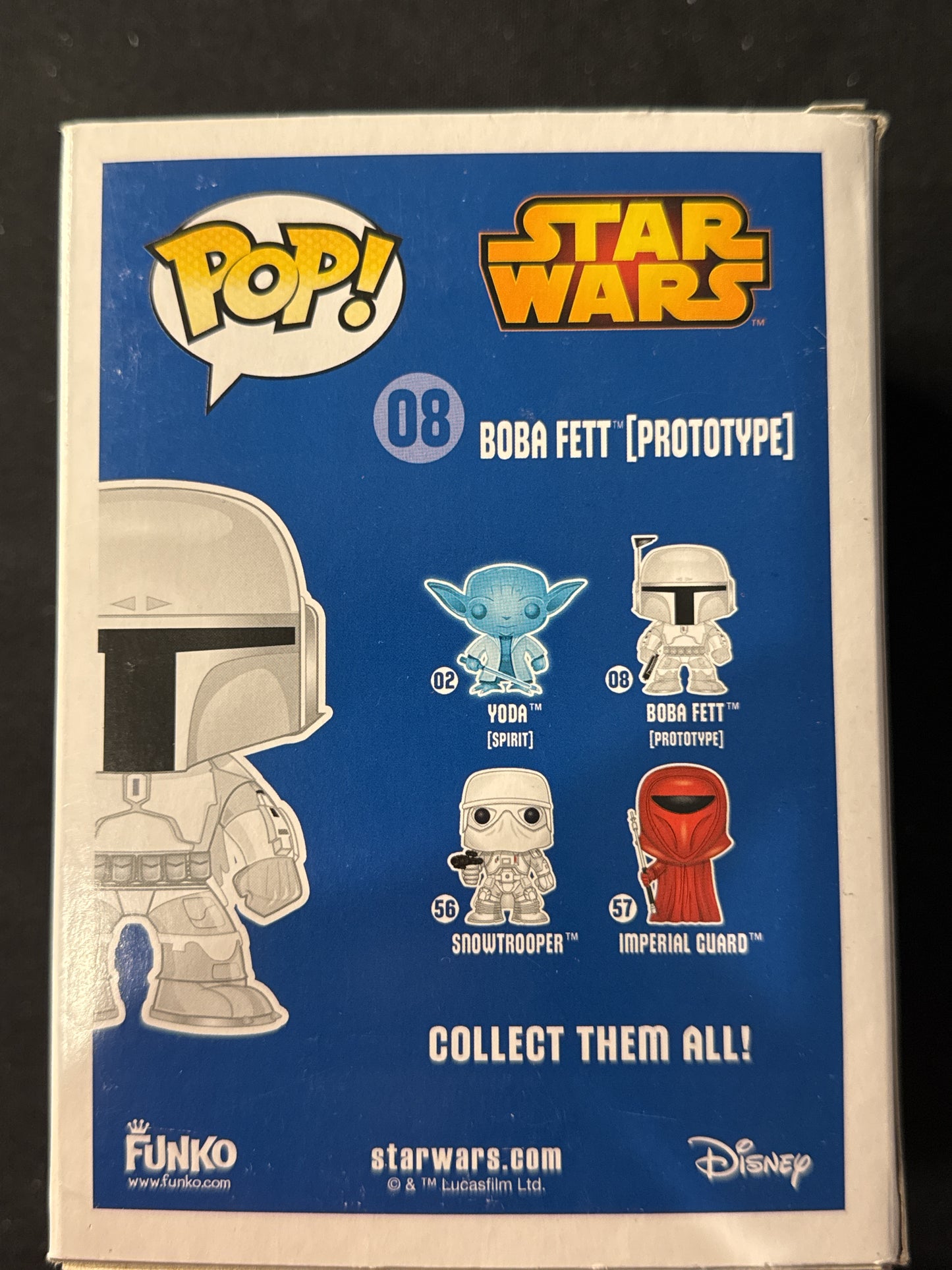 Funko Pop! Star Wars Boba Fett [Prototype] Bobble Head #08 New in Box