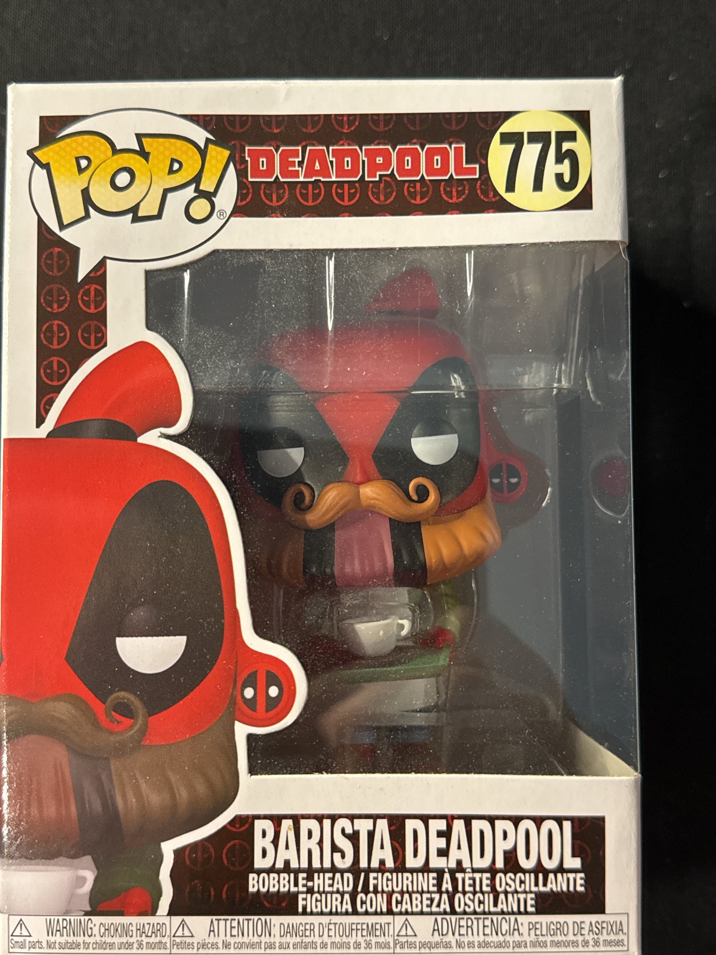 Funko Pop! Deadpool #775 Barista Deadpool Bobble Head New in Box