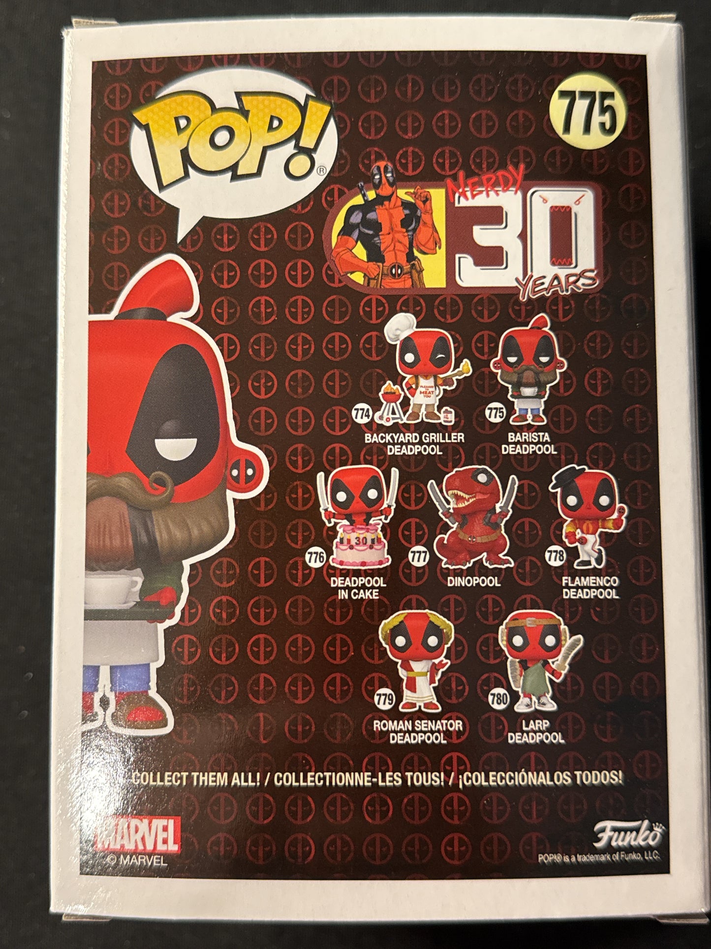 Funko Pop! Deadpool #775 Barista Deadpool Bobble Head New in Box