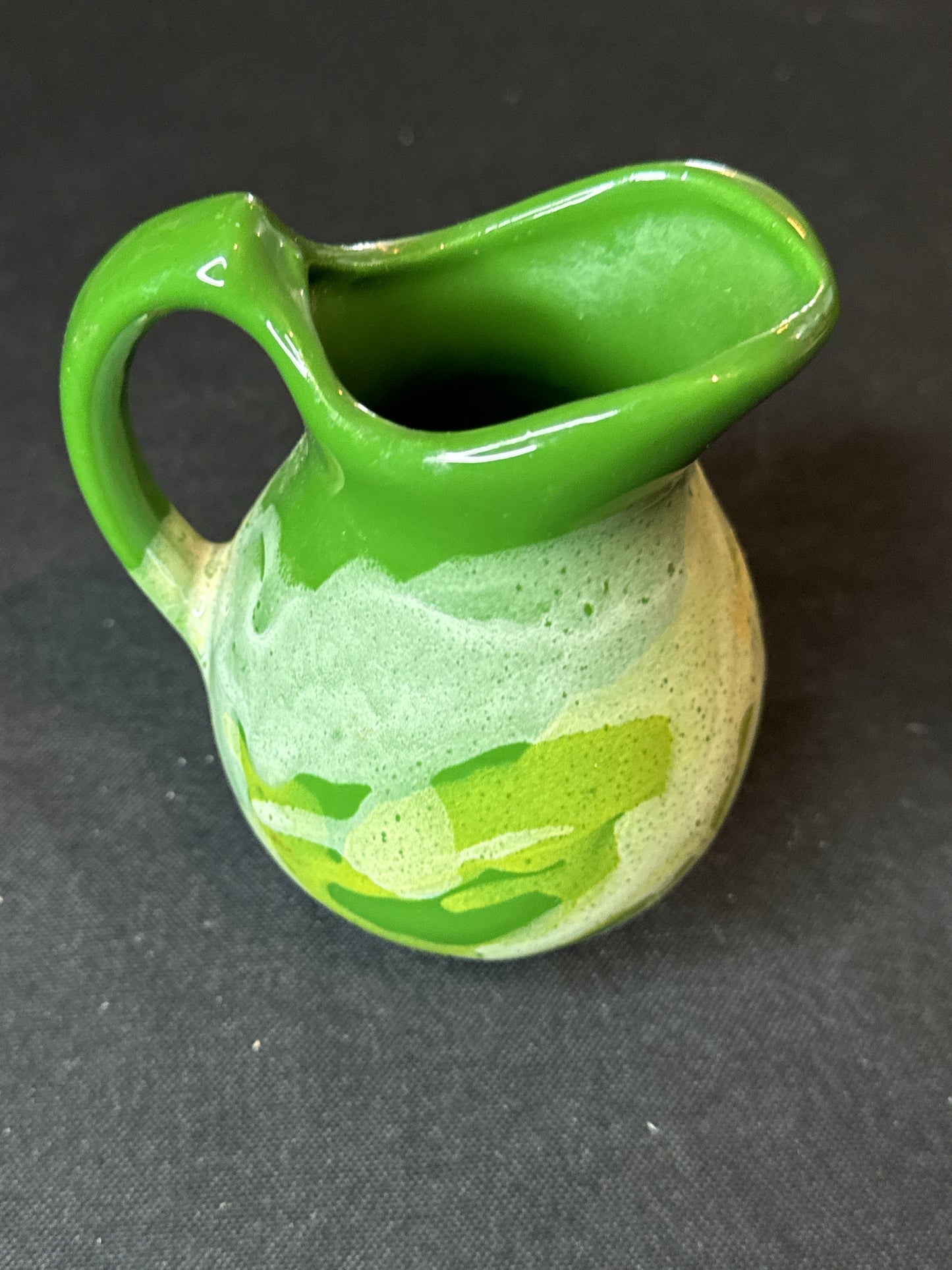 Roosevelt's Little White House Warm Springs GA Paden City Artwork Pottery Small Pitcher 4"