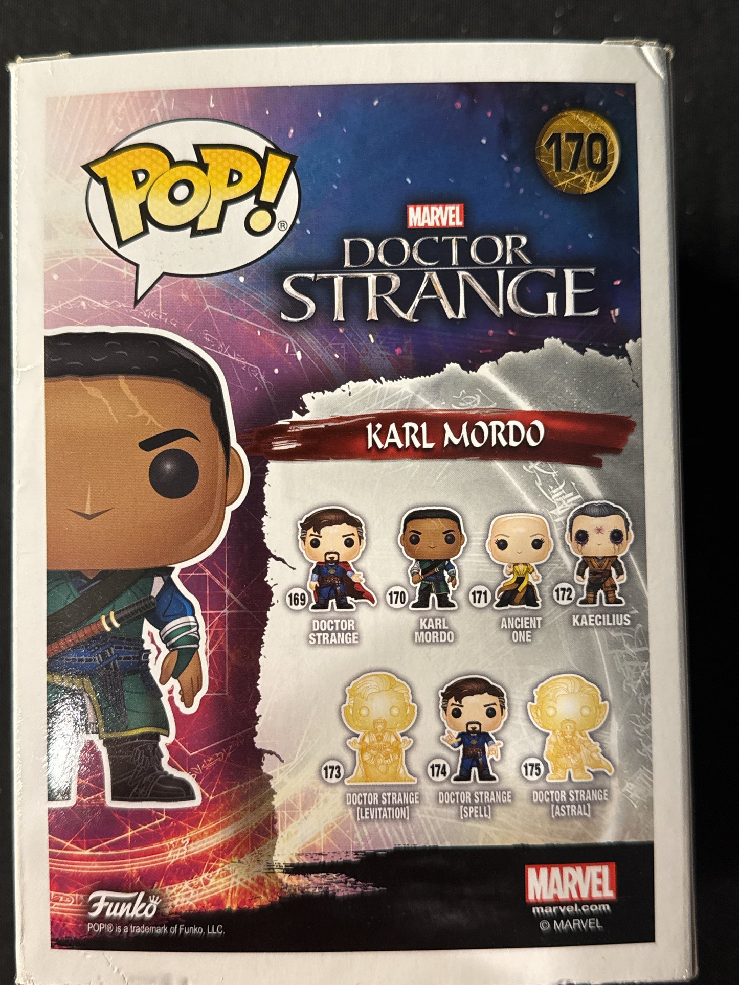 Funko Pop! Marvel Doctor Strange Karl Mordo Bobble Head #170 New in Box