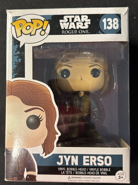 Funko Pop! Star Wars Rogue One Jyn Erso Bobble Head #138 New in Box