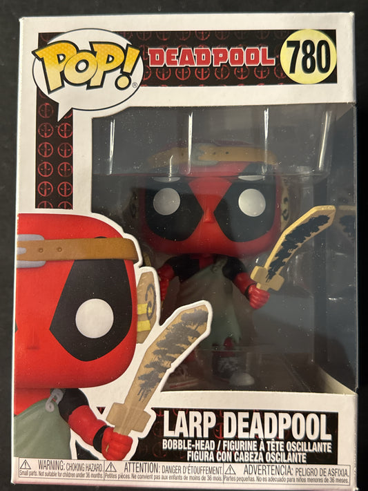 Funko Pop! Marvel Deadpool LARP Deadpool #780 Bobble Head New in Box