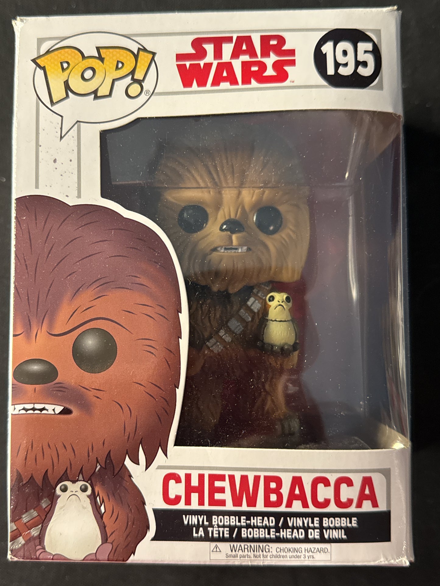 Funko Pop! Star Wars Chewbacca Bobble Head #195 New in Box