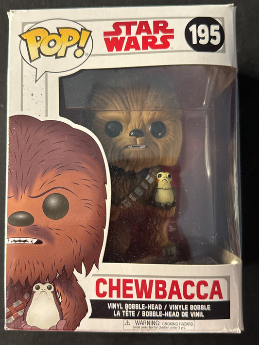 Funko Pop! Star Wars Chewbacca Bobble Head #195 New in Box