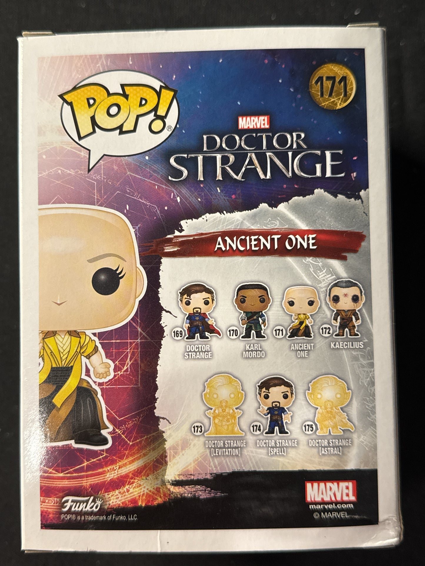 Funko Pop! Marvel Doctor Strange Ancient One Bobble Head #171 New in Box
