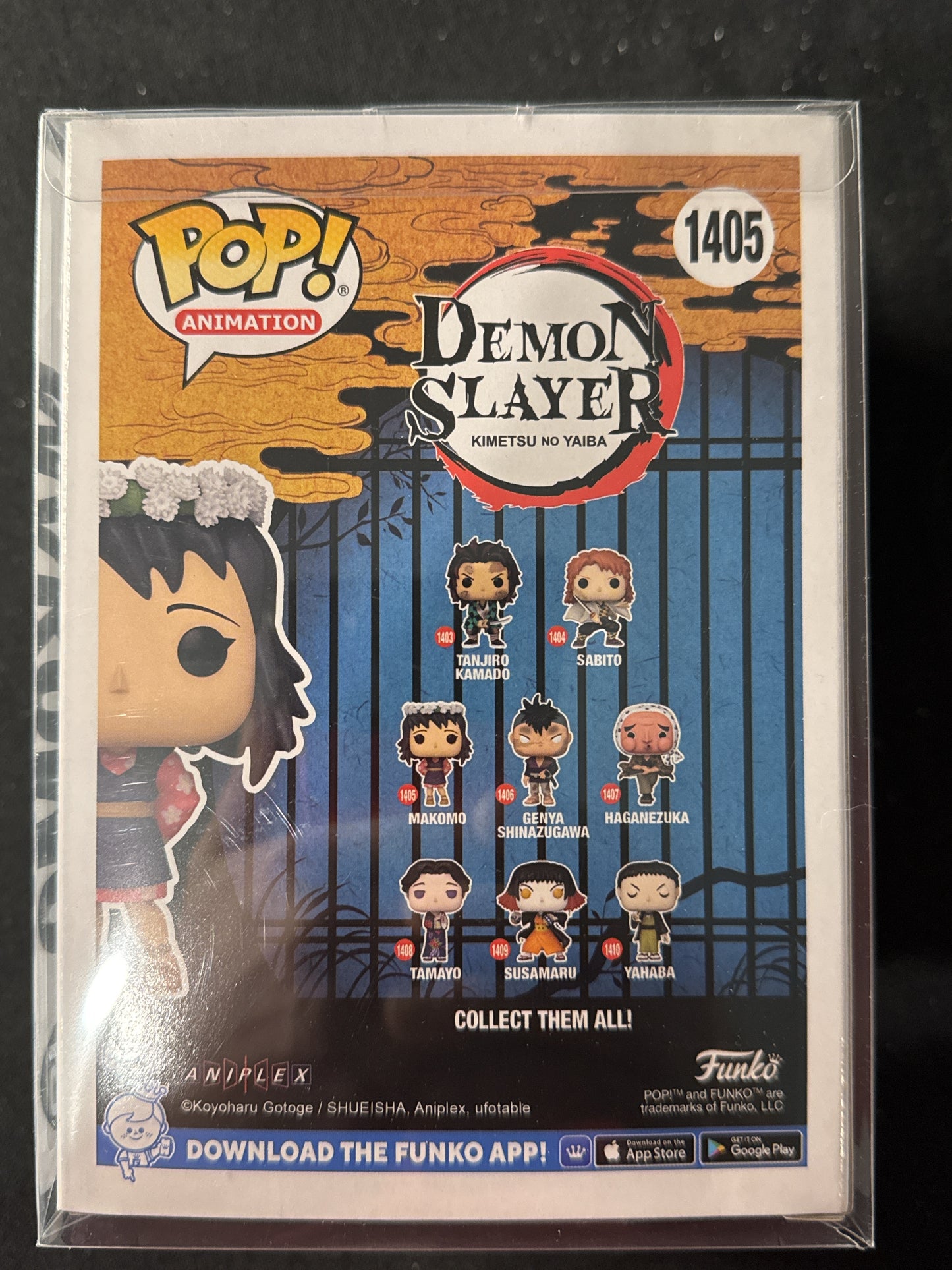 Funko Pop! Demon Slayer Makomo #1405 Vinyl Figure New in Box w/ Soft Protective Case