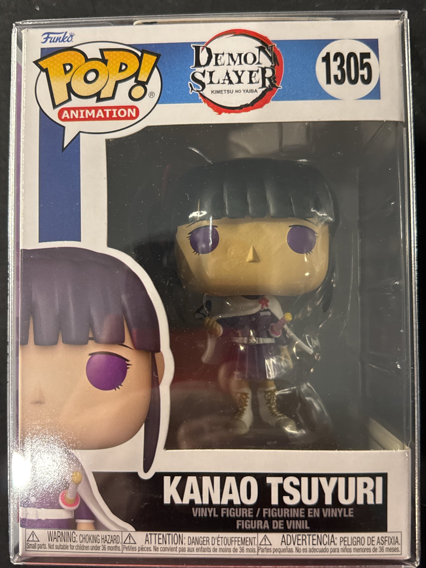 Funko Pop! Demon Slayer #1305 Kanao Tsuyuri Vinyl Figure New in Box Soft Case