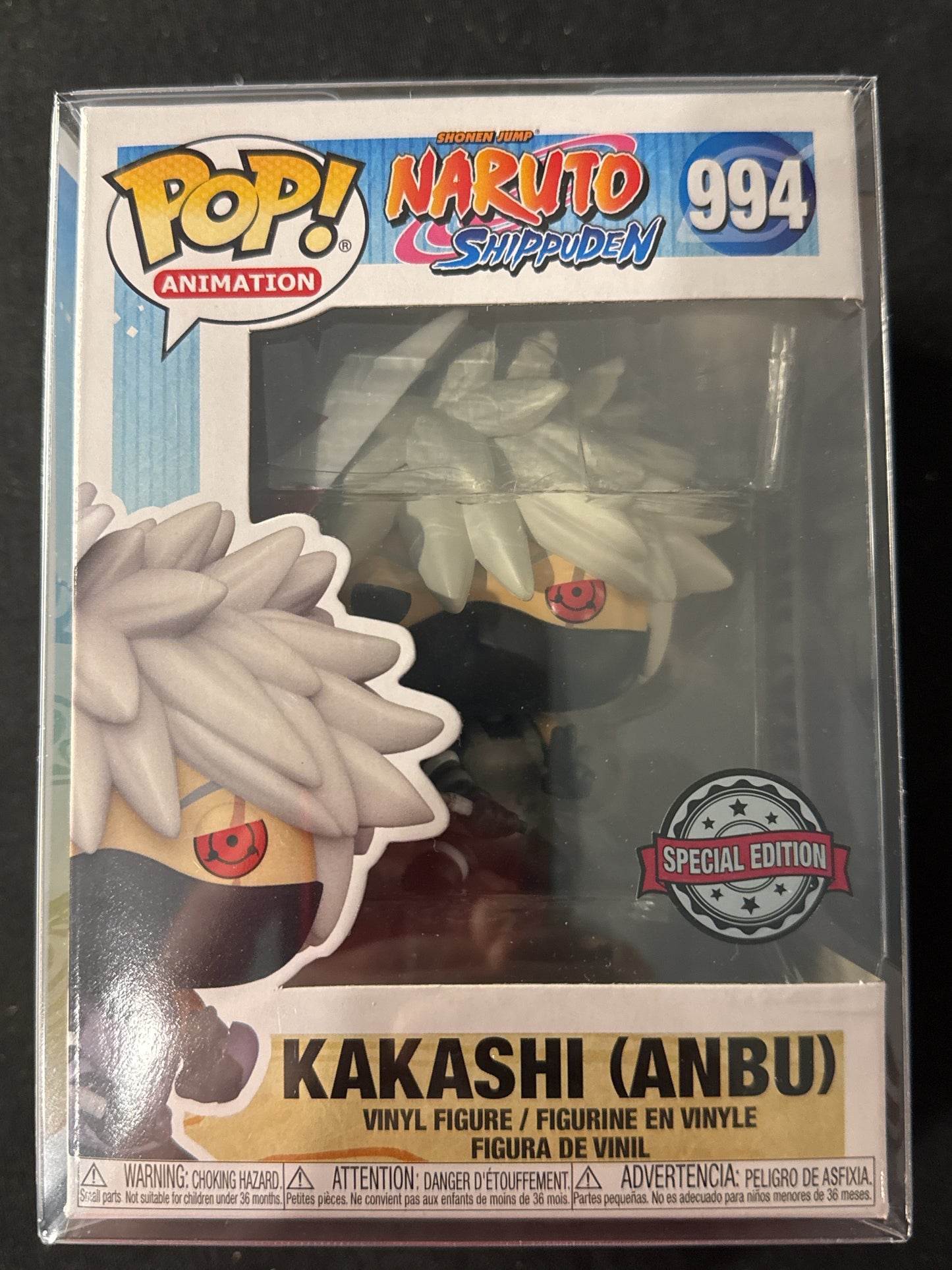 Funko Pop! Naruto Shippuden Kakashi (Anbu) #994 Vinyl Figure New in Box w/ Soft Case