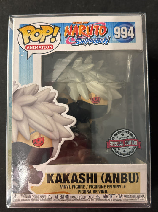 Funko Pop! Naruto Shippuden Kakashi (Anbu) #994 Vinyl Figure New in Box w/ Soft Case