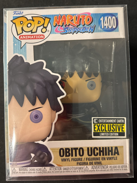Funko Pop! Naruto Shippuden #1400 Obito Uchiha Vinyl Figure New in Box w/ Soft Case