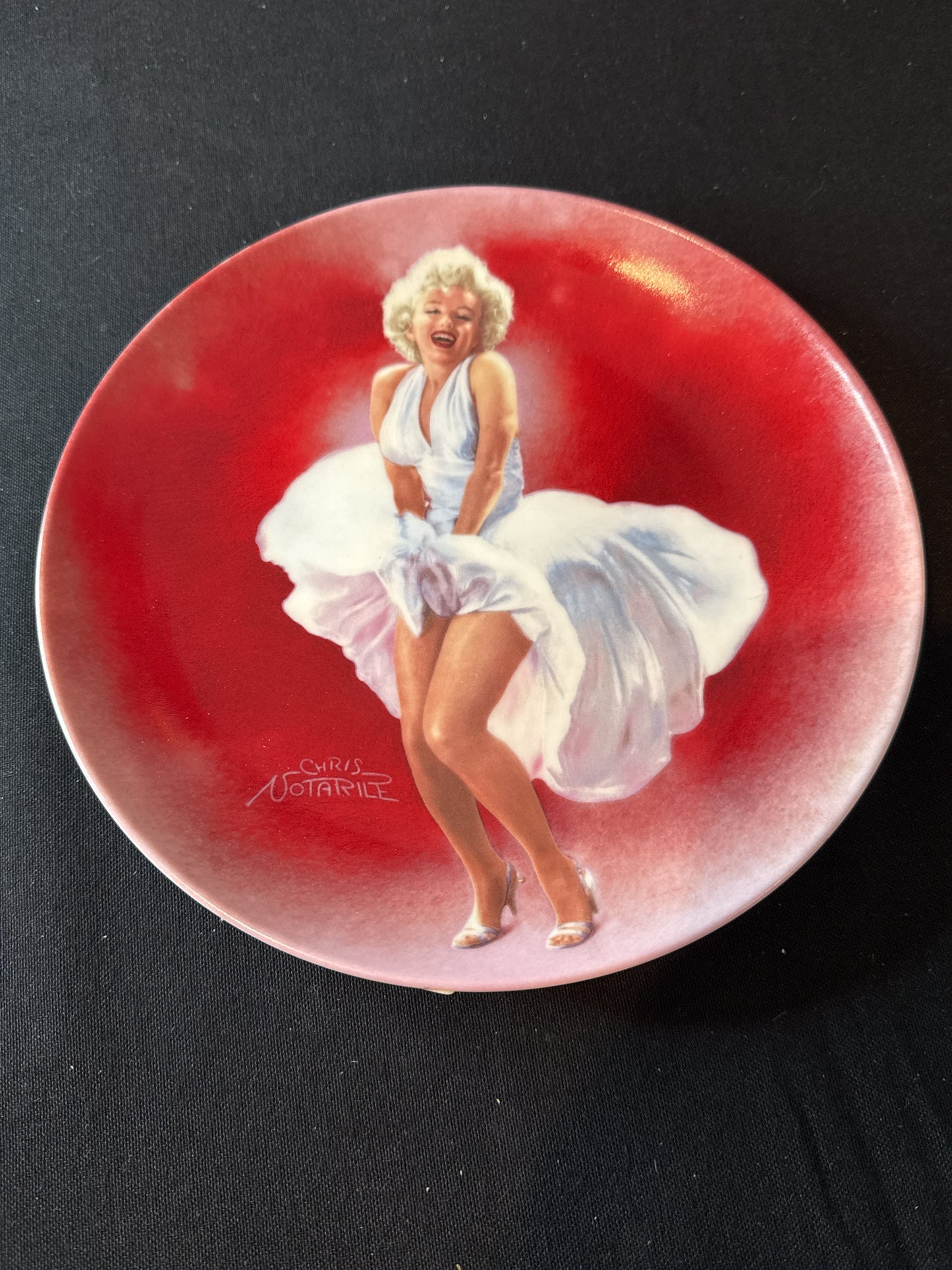 Vintage 1990 Marilyn Monroe "In The Seven Year Itch" Delphi Plate No. 2268H Bradford Exchange