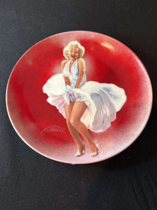 Vintage 1990 Marilyn Monroe "In The Seven Year Itch" Delphi Plate No. 2268H Bradford Exchange