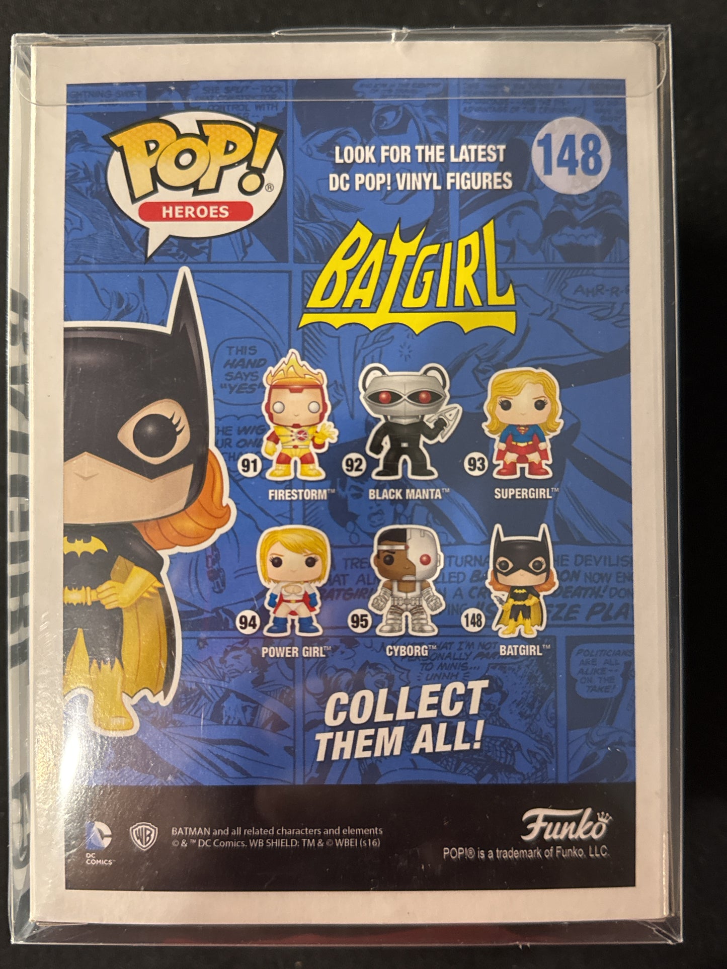Funko Pop! Heroes BatGirl #148 Vinyl Figure NY Comic Con Limited Edition NIB w/ Soft Case