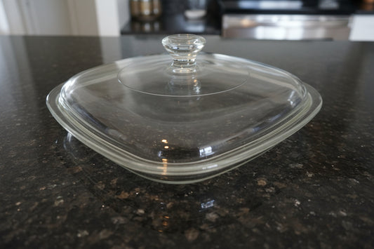 Pyrex Glass Lid P-7-C 6.5" Wide Square