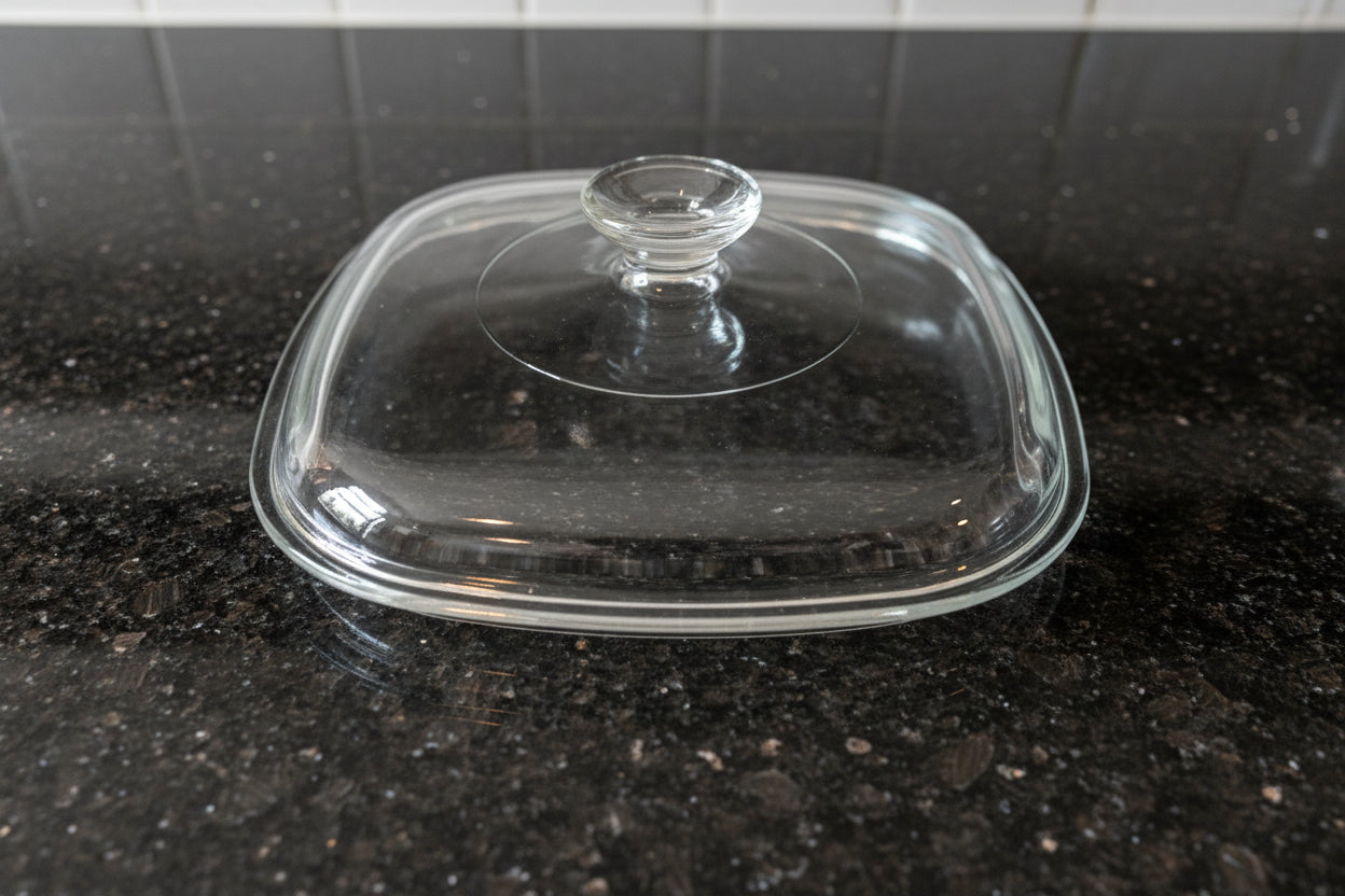Pyrex Glass Lid A 9 C A 9" Wide Square