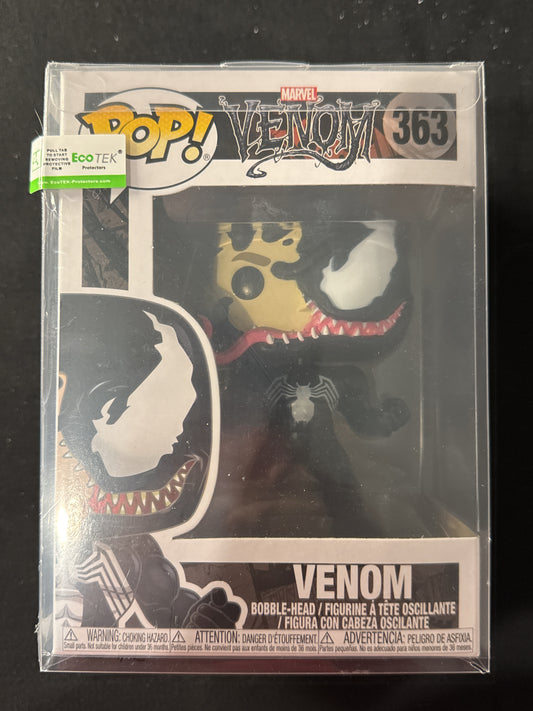 Funko Pop! Marvel Venom Bobble Head #363 New in Box with Soft Case