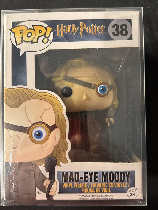 Funko Pop! Harry Potter #38 Mad-Eye Moody Vinyl Figure New in Box w/ Soft Case
