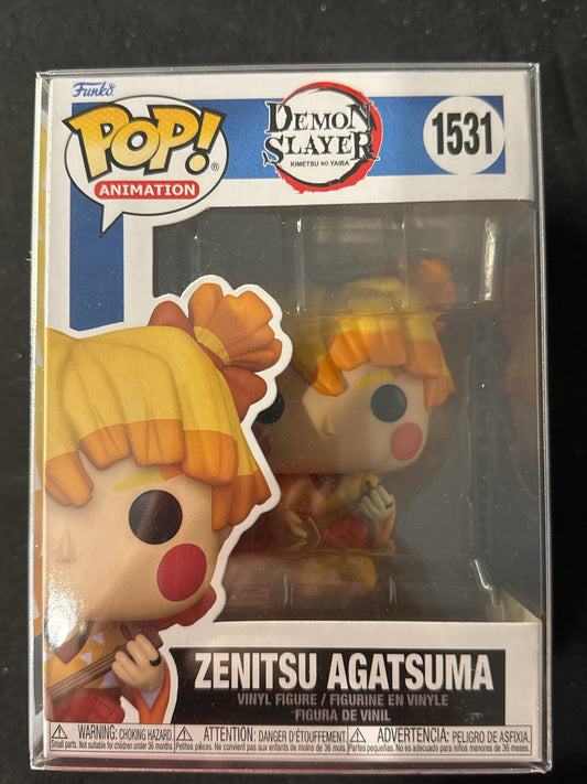 Funko Pop! Demon Slayer #1531 Zenitsu Agatsuma Vinyl Figure New in Box w/ Soft Case