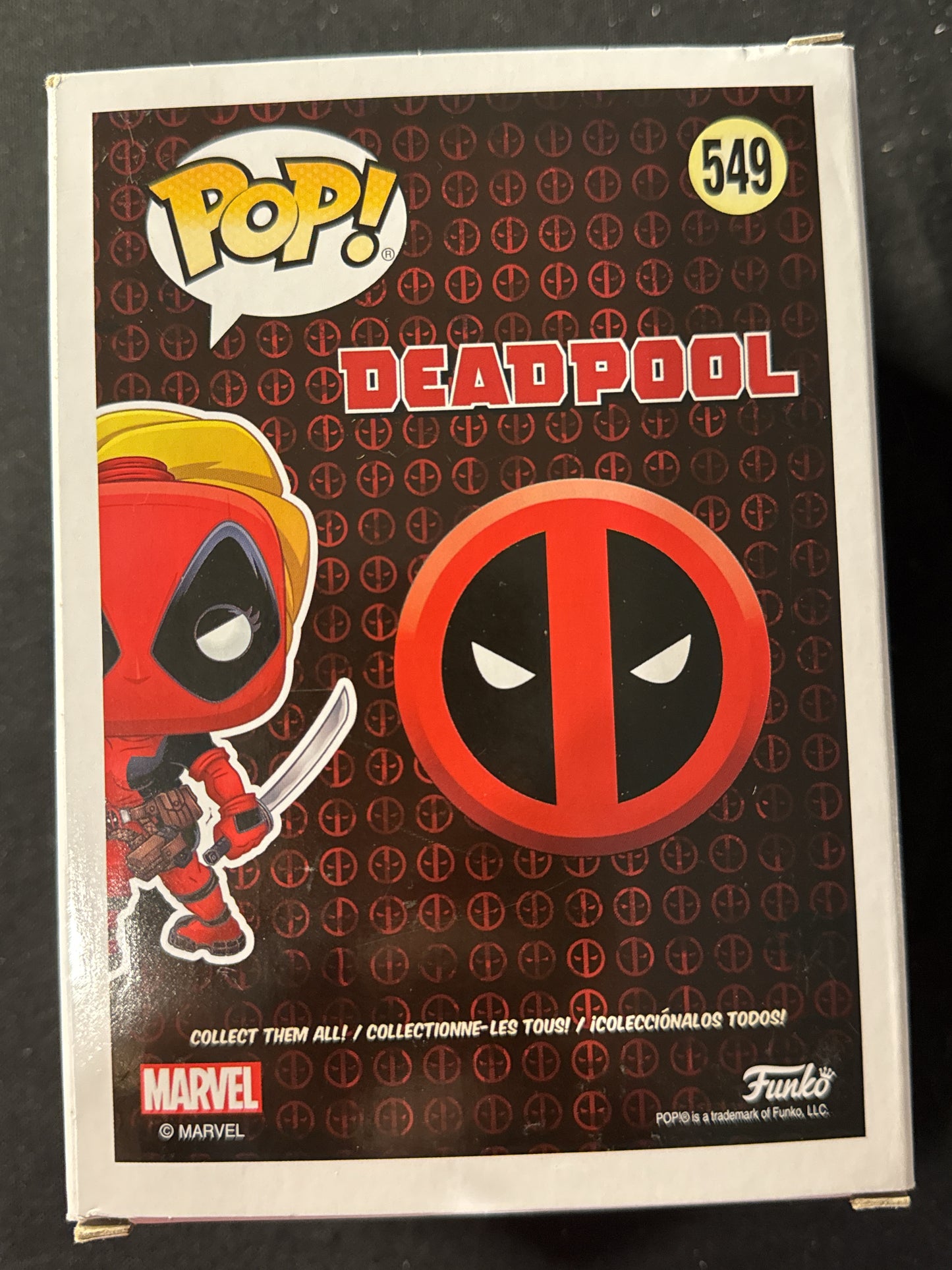 Funko Pop! Deadpool #549 Lady Deadpool Bobble Head New in Box