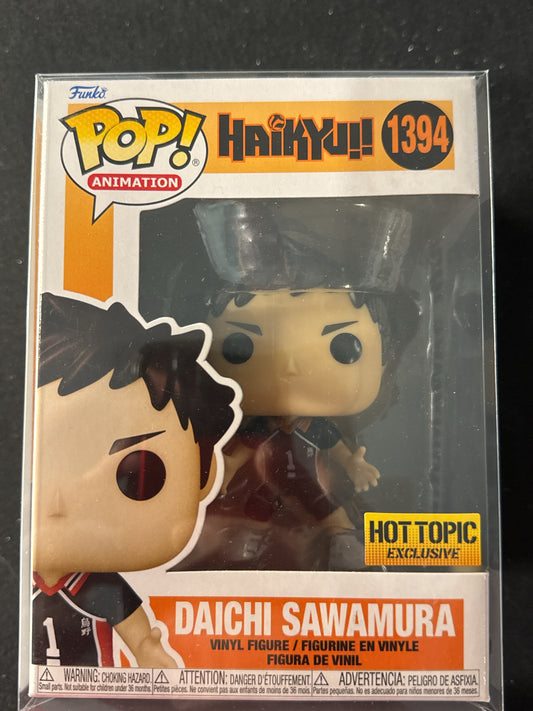 Funko Pop! Haikyu!! #1394 Daichi Sawamura Vinyl Figure New in Box w/ Soft Case
