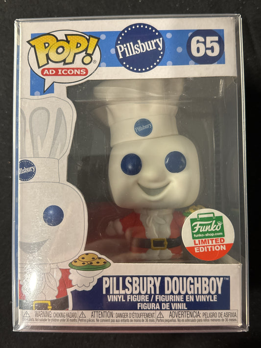 Funko Pop! Pillsbury Doughboy #65 Vinyl Figure Limited Edition New in Box w/ Soft Case