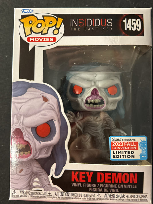 Funko Pop! Insidious The Last Key Key Demon #1459 Vinyl Figure New in Box LE 2023 Funko Conv.