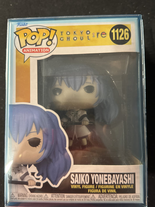 Funko Pop! Tokyo Ghoul #1126 Saiko Yonebayashii Vinyl Figure New in Box w/ Soft Case
