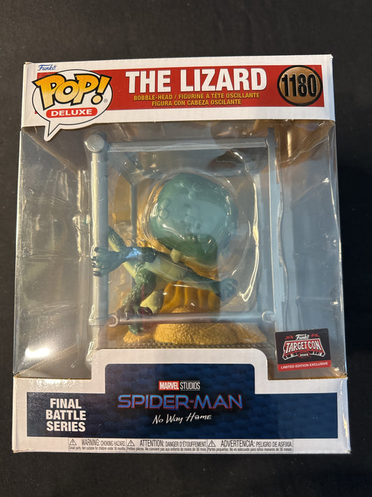 Funko Pop! Deluxe The Lizard Bobble Head Marvel Spider-Man No Way Home New in Large Box