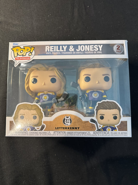 Funko Pop! Letter Kenny Reilly & Jonesy Vinyl Figures 2 Pack New in Box