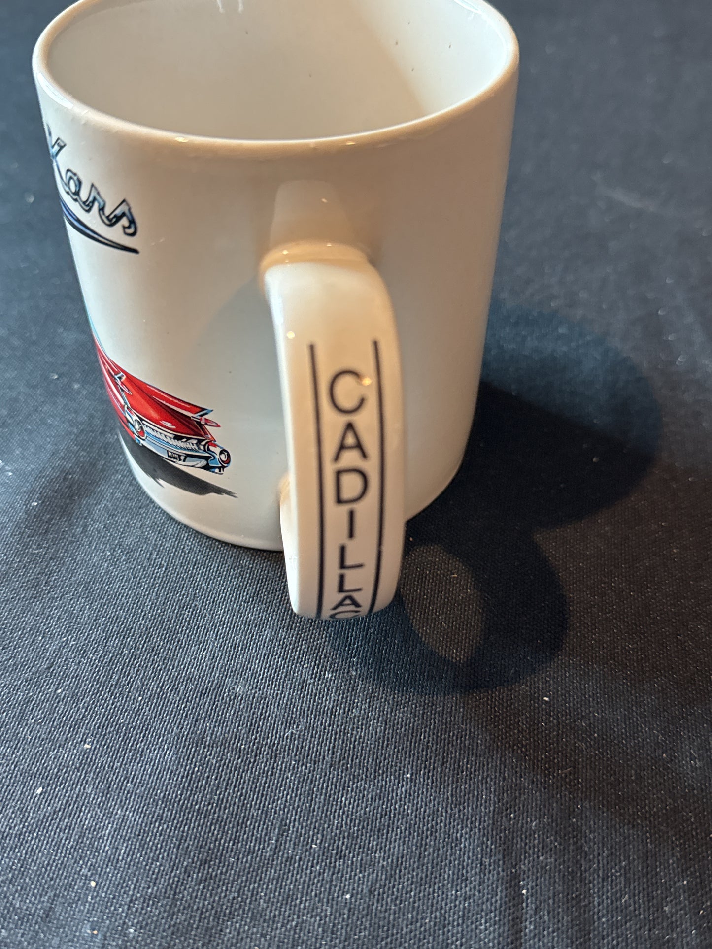 Vintage Klassic Kars Coffee Mug Cup 1959 Cadillac El Dorado 3.75" Tall
