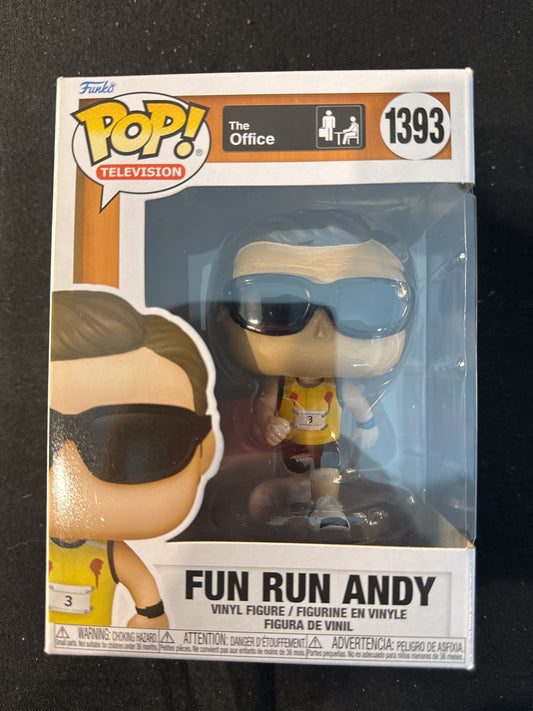 Funko Pop! The Office #1393 Fun Run Andy Vinyl Figure New in Box