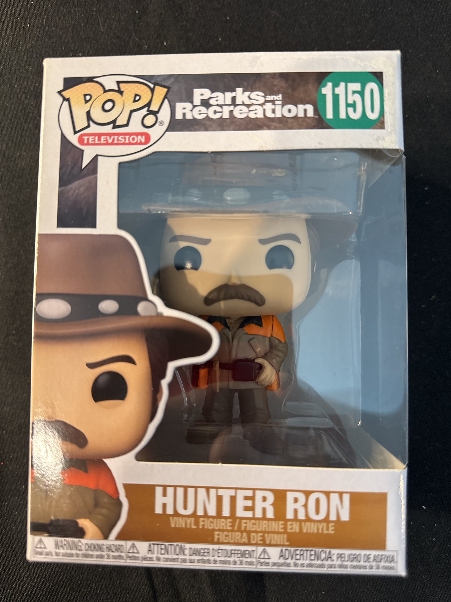 Funko Pop! Parks & Recreation #1150 Hunter Ron Vinyl Figure New in Box