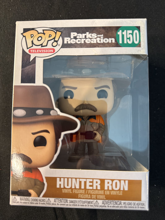 Funko Pop! Parks & Recreation #1150 Hunter Ron Vinyl Figure New in Box