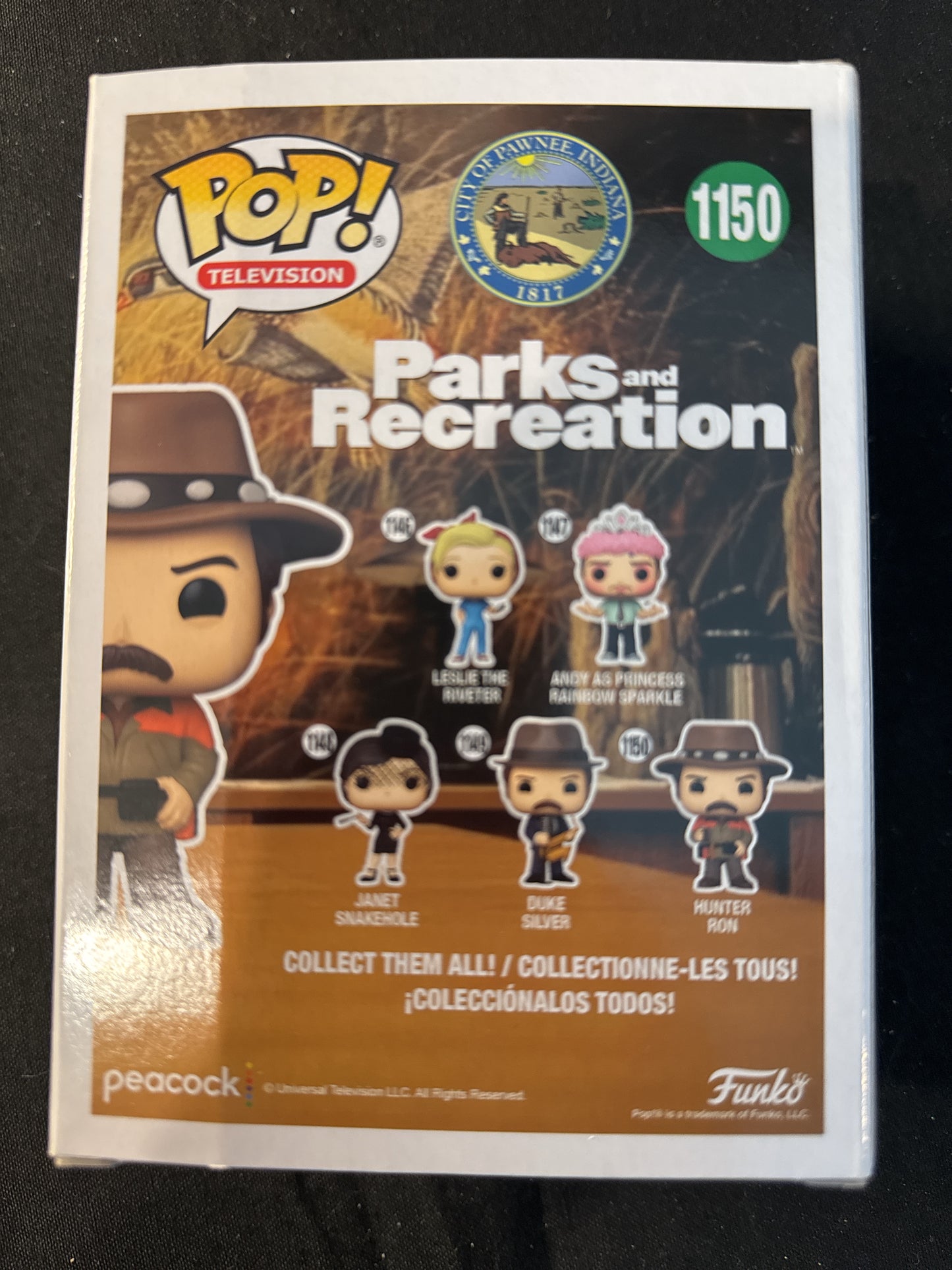 Funko Pop! Parks & Recreation #1150 Hunter Ron Vinyl Figure New in Box