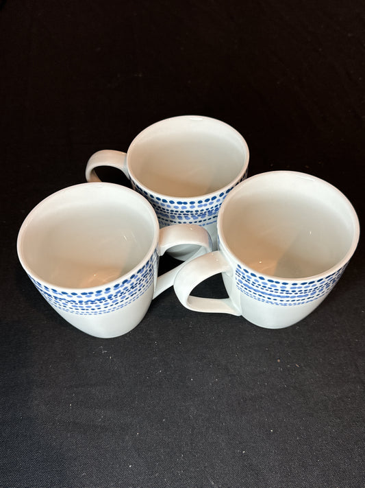 Set of 3 Tabletops Gallery Coffee Mugs 11oz 4" Tall New Inventory