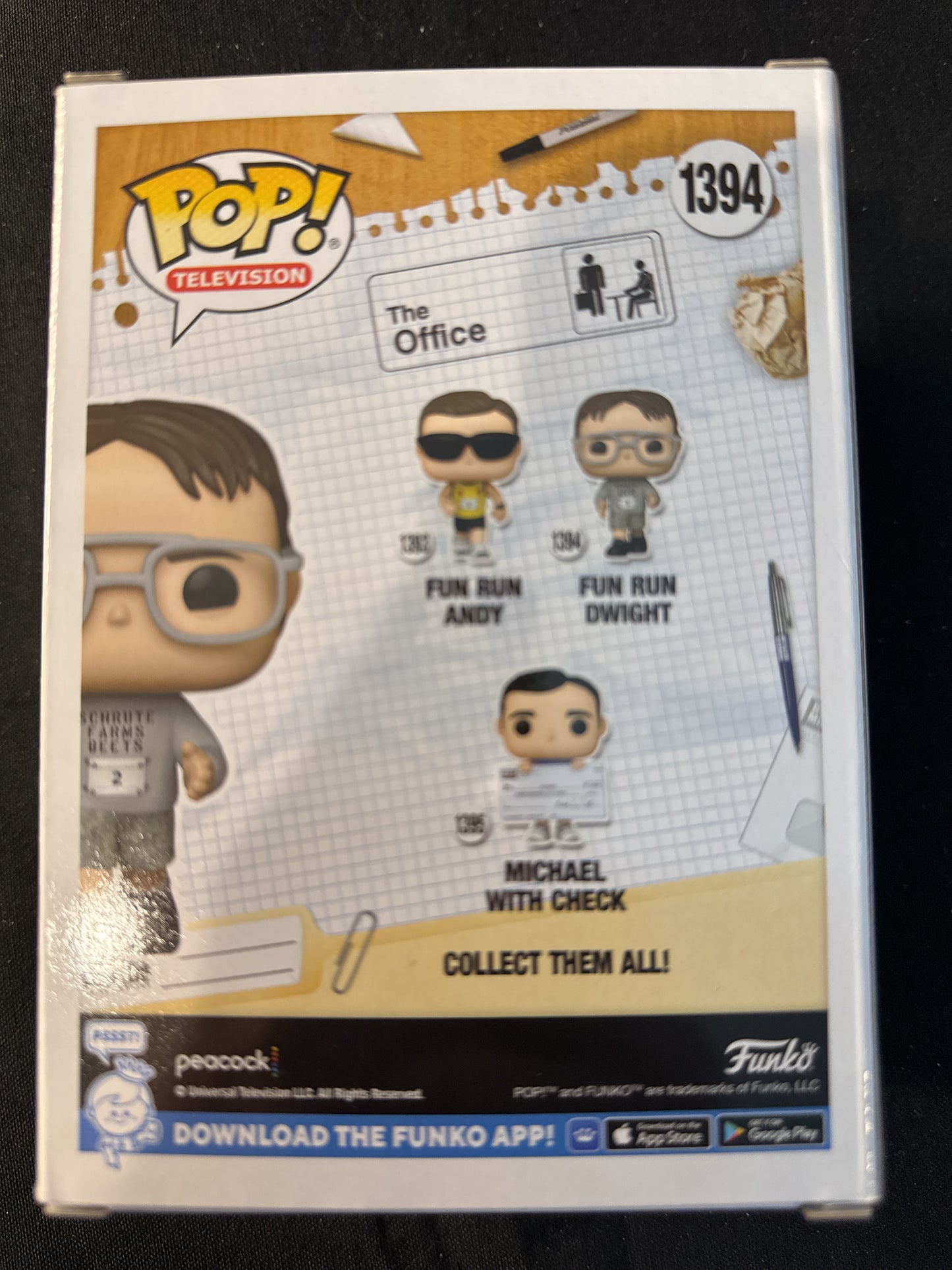 Funko Pop! The Office #1394 Fun Run Dwight Vinyl Figure New in Box