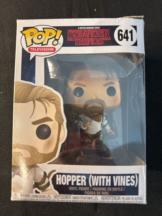 Funko Pop! Stranger Things #641 Hopper (With Vines) Vinyl Figure New in Box