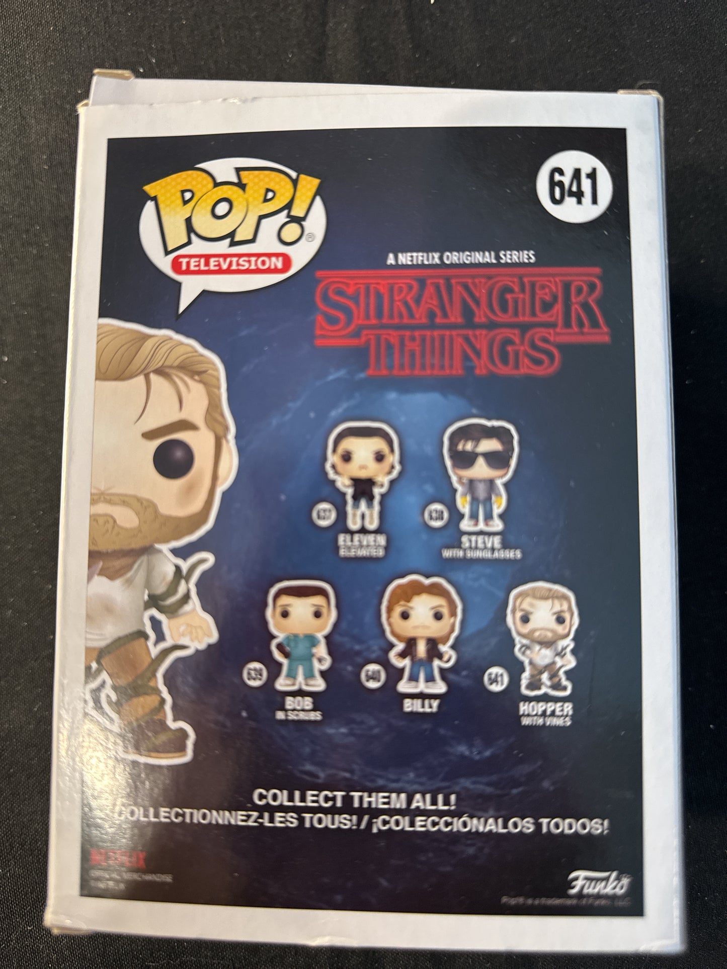 Funko Pop! Stranger Things #641 Hopper (With Vines) Vinyl Figure New in Box