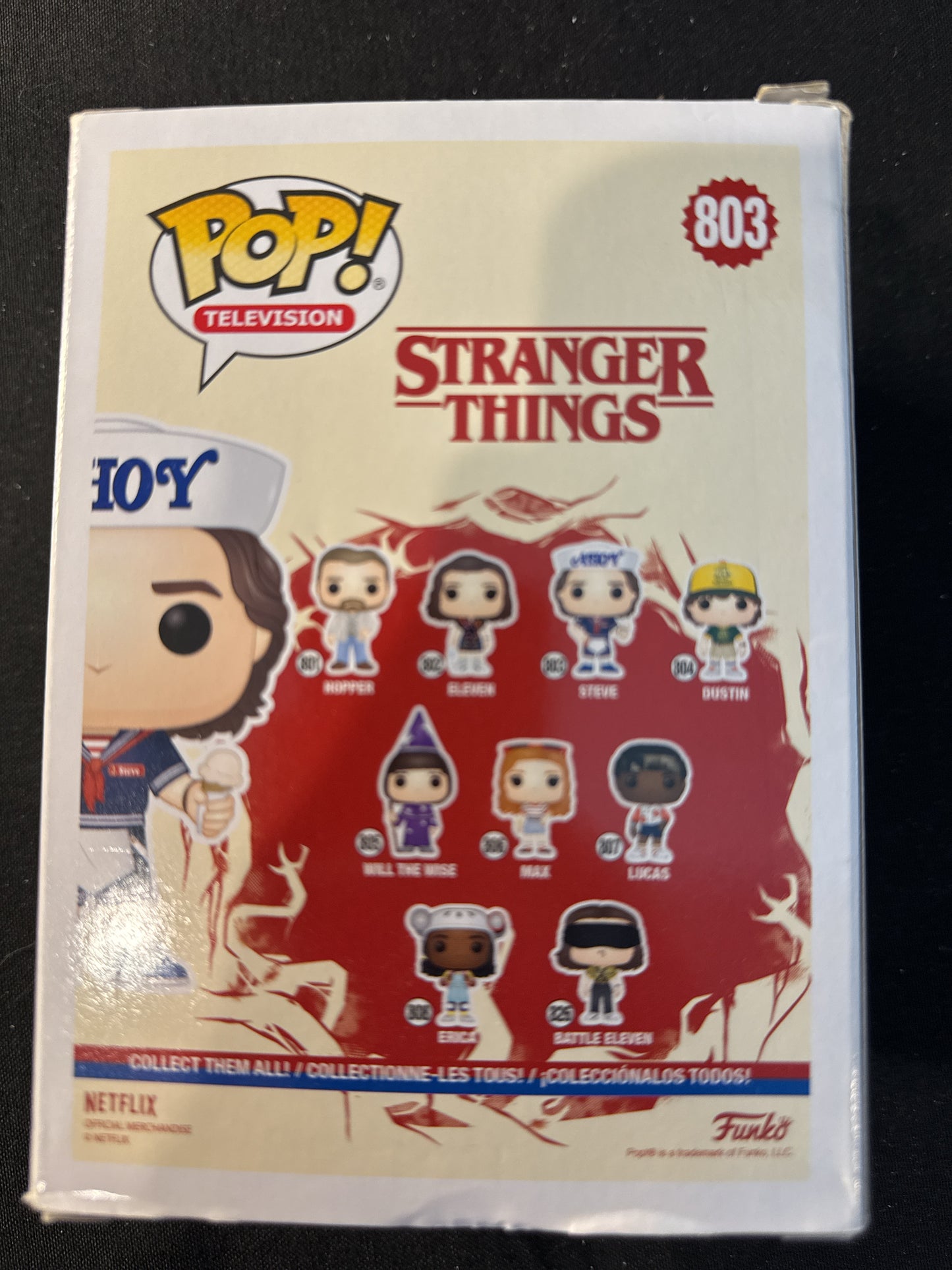 Funko Pop! Stranger Things #803 Steve Vinyl Figure New in Box