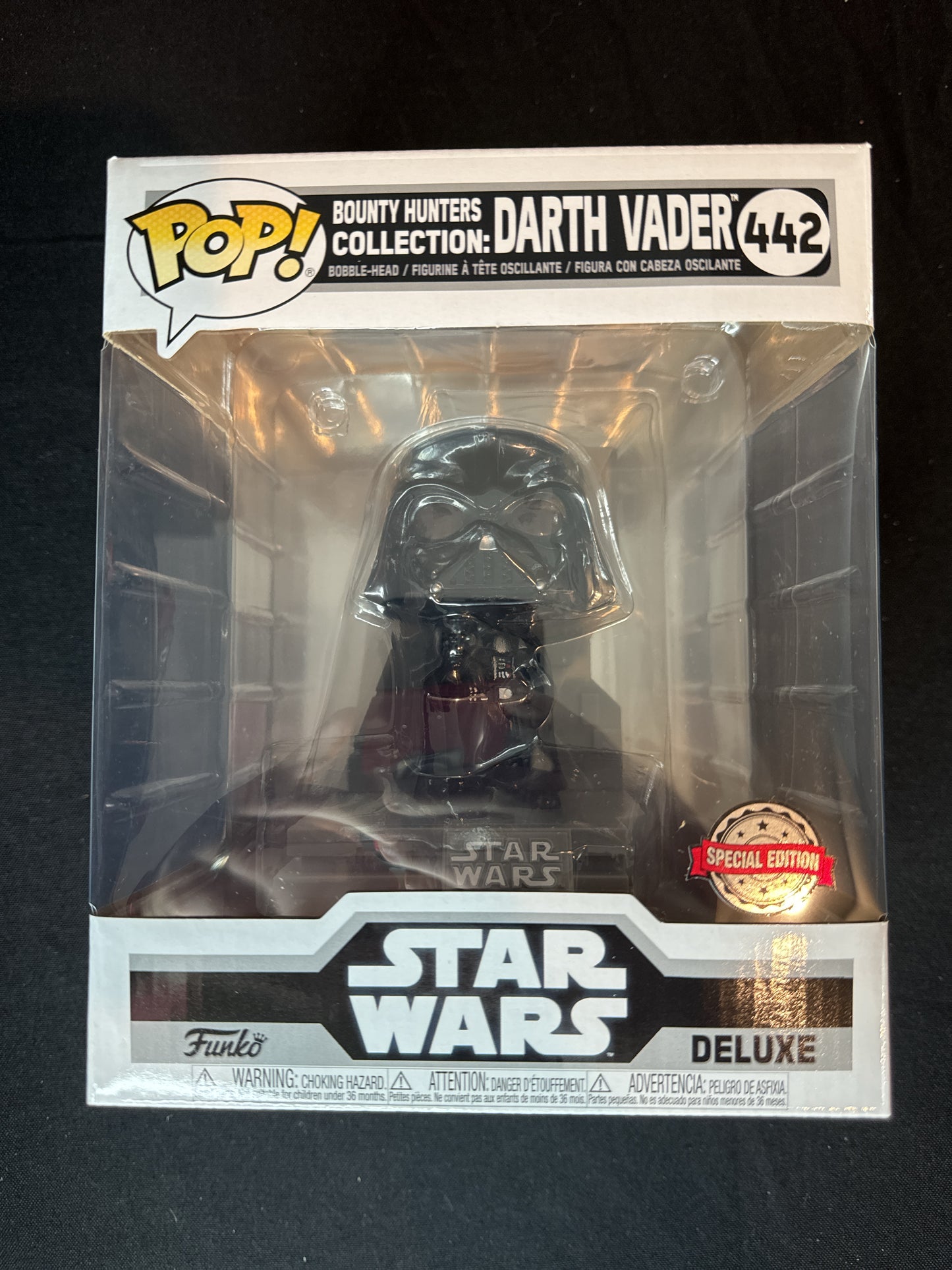 Funko Pop! Darth Vader #442 Star Wars Bounty Hunter Collection Bobble-Head New In Box