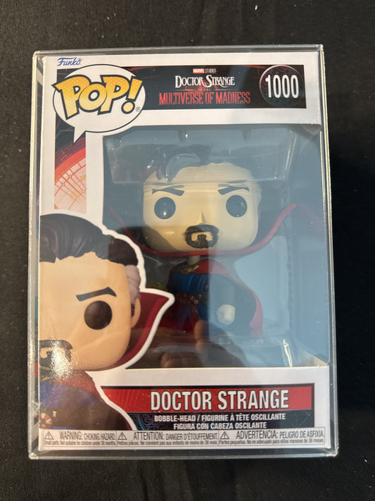 Funko Pop! Marvel Doctor Strange Multiverse of Madness Bobble Head #1000 NIB Soft Case