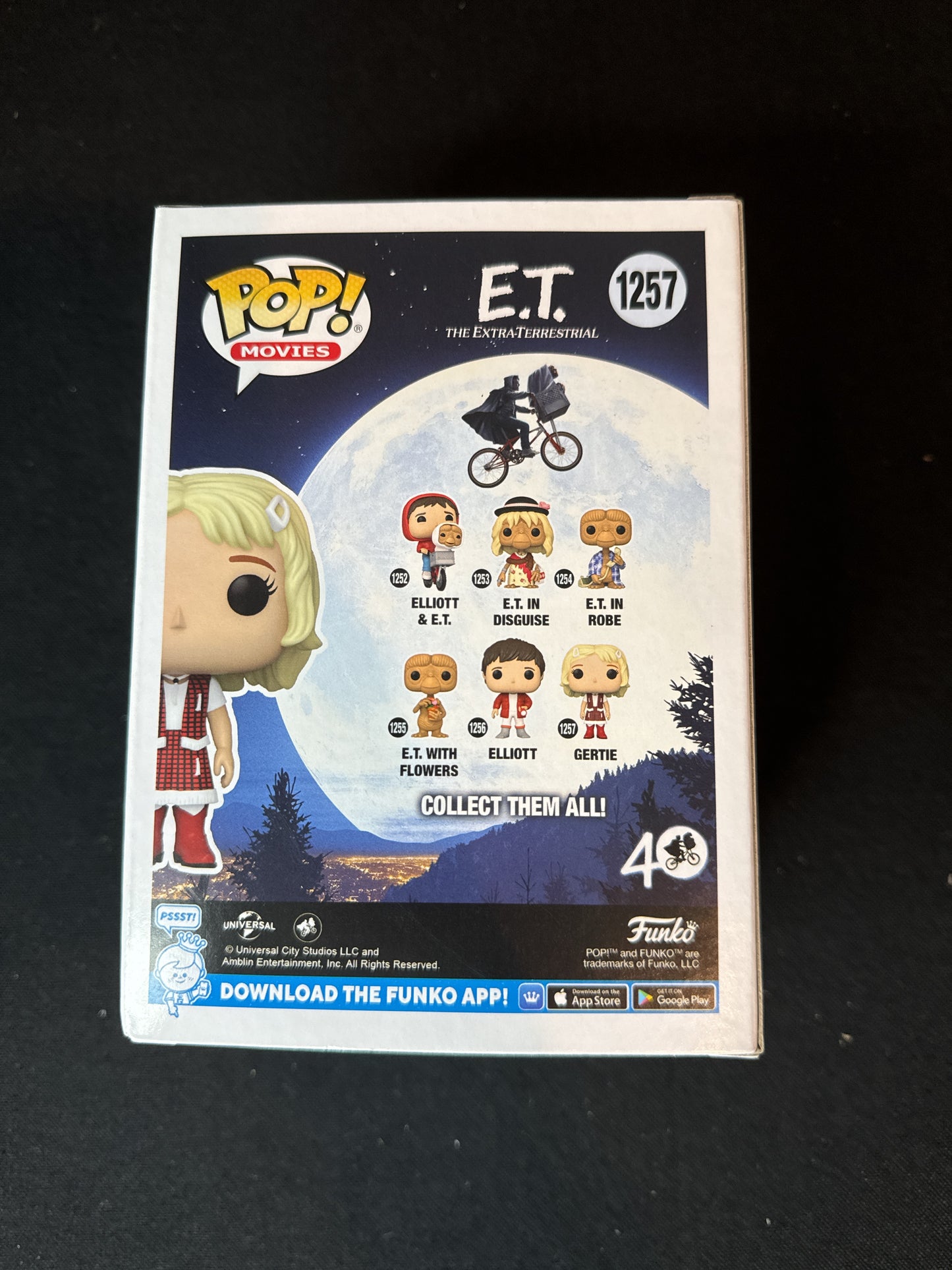 Funko Pop! Gertie #1257 Figure E.T. The Extra-Terrestrial Movies New in Box.