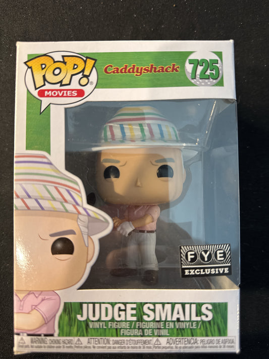 Funko Pop! Movies Caddyshack #725 Judge Smails Vinyl Figure New in Box FYE Exclusive