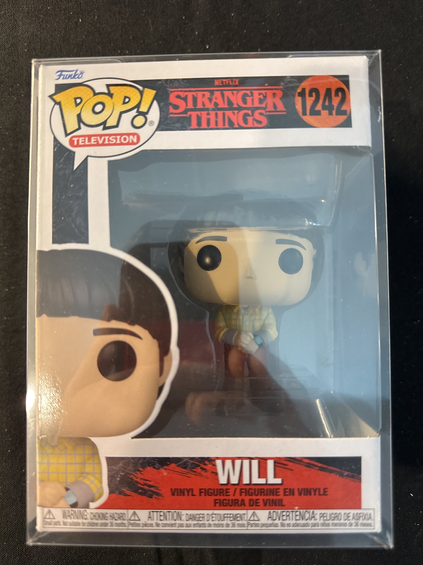 Funko Pop! Stranger Things #1242 Will Vinyl Figure New in Box w/ Soft Case